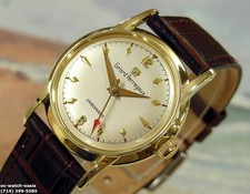 GIRARD-PERREGAX vintage anni '50, splendido quadrante ARGENTO, garanzia revisionata