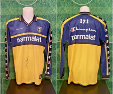 Maglia PARMA A.C. Calcio allenamento Champion 1999 2000  con autografo BUFFON