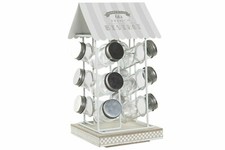 PORTASPEZIE MENSOLA cucina PORTA SPEZIE BARATTOLO SALE PEPE  barattoli shabby