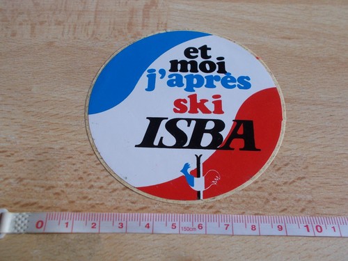 Autocollante dopo sci isba - dopo,