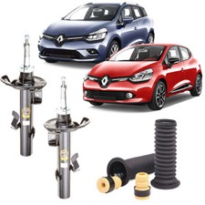 Kit 2 ammortizzatori anteriori + tamponi RENAULT CLIO IV 0.9 1.2 1.5 2012-2021