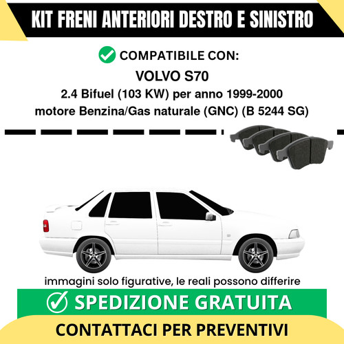 Pastiglie freno anteriori per - freno,