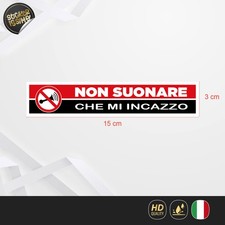 Adesivo "Non Suonare"