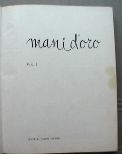 Mani oro vol fabbri - oro, 1966