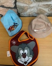 Cappellino e bavaglio da bambino, As Roma, Chicco, Disney, 3 pz.