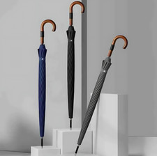 Ombrello Manico Legno Massello