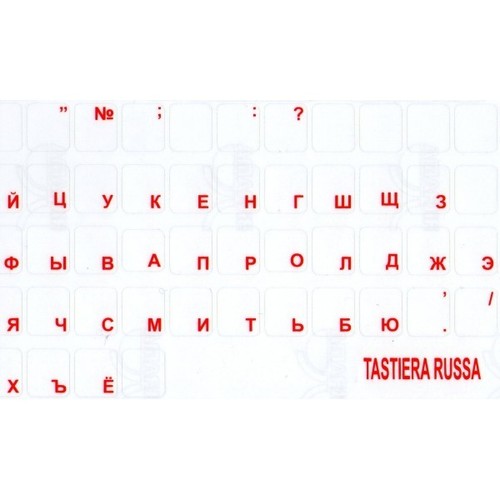 Lettere adesivi tastiera