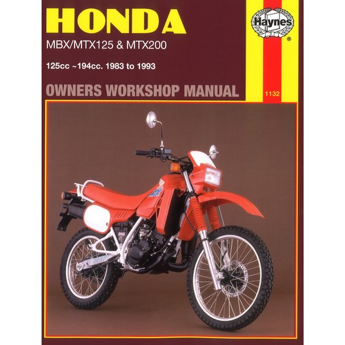 Honda moto mbx mtx125 mtx200 - honda,