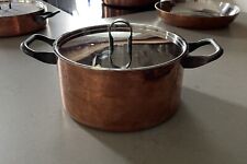 Alessi - la cintura di Orione - casseruola in rame con coperchio