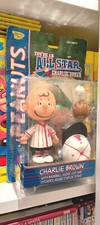 Charlie Brown Peanuts Allstar Baseball Action Figure NIB 2003 (MOLTO RARO)