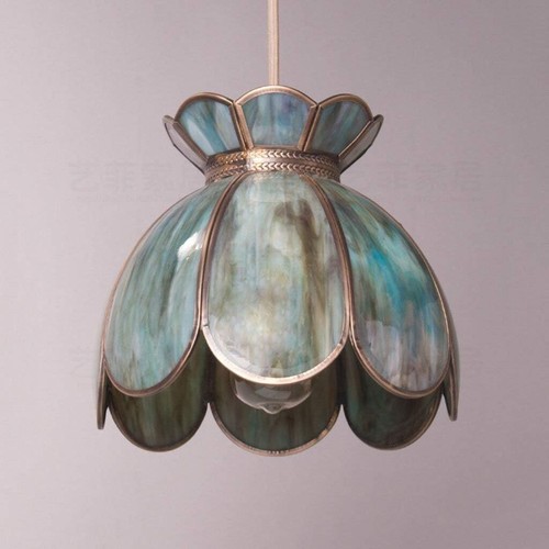 Lampada con design floreale - , in