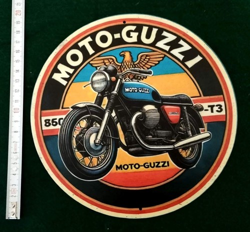 Moto guzzi targa metallo - guzzi,