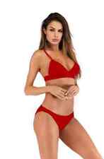 mare costume due pezzi rosso