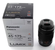 Panasonic Lumix G X Vario PZ 45-175 mm f/4.0-5.6 ASPH. POWER O.I.S. Lente Nera