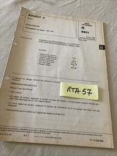 Renault 11 R11 Elettronico 1985 MR242 Schema Elettrico Meccanico Manuale