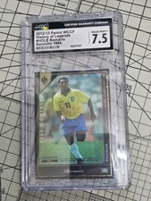 CGC 7.5 Panini WCCF 2012-13 #HOLE Romario Storia della Leggenda Baixinho 1984 Brasile