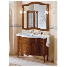 MOBILE BAGNO PER ARREDO ARTE POVERA massello NOCE anticato mobili con lavabo |3p