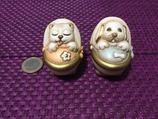 Thun - Coppia Culle Lei Rosa Soft con Gatto e Lui Blu Soft con Cane  - Nuovi