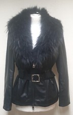 GIACCA CON COLLO PELLICCIA IN