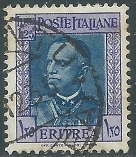 1931 eritrea usato effigie - eritrea,