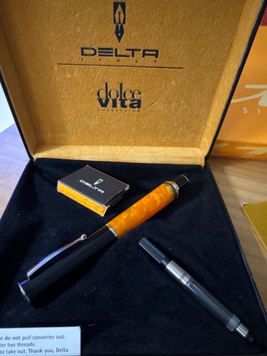 Pluma estilográfica delta - pluma,