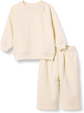 Completo Felpa E Pantaloni Sportivi French Terry Unisex Bimbi, Pacco Da 2