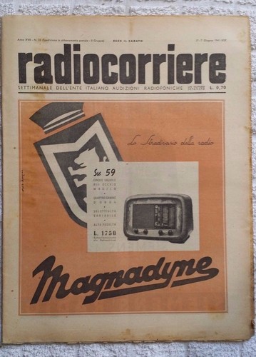 Radiocorriere eiar 1941 - radiocorriere,