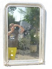 Antica ed elegante Specchiera Luigi Filippo FOGLIA ARGENTO ep '800 cm 106x69 n31