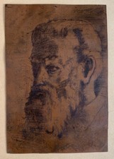 Antica Incisione Su Lastra Di