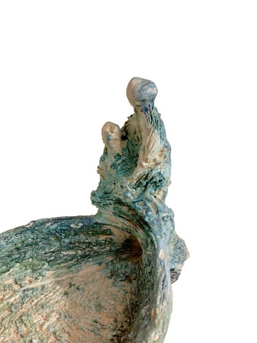 Scultura ceramica policroma