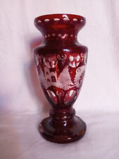 vaso in cristallo di boemia