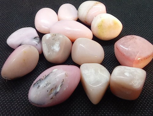 Minerali opale rosa - minerali, burattati