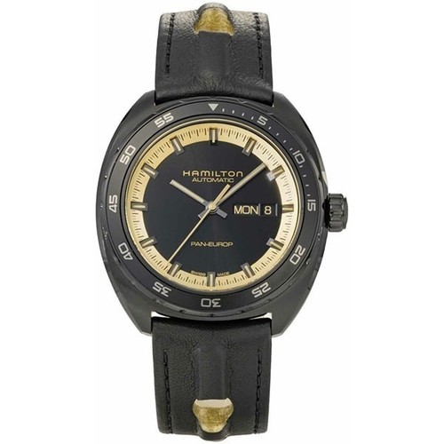 Orologio uomo nero hamilton - orologio,