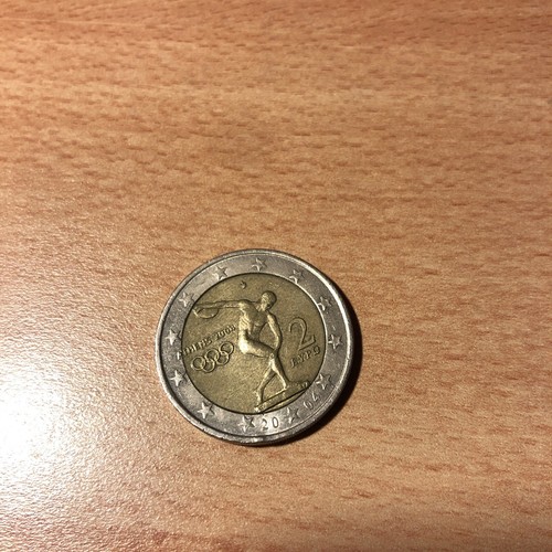 Moneta rara euro athens - rara,