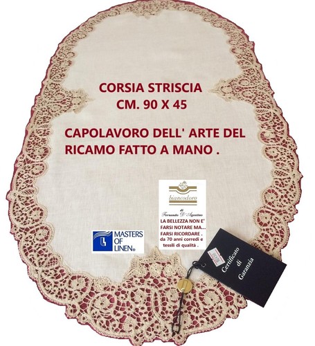 Corsia striscia centro - , ovale