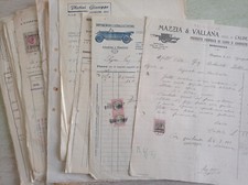 Valsesia Borgosesia fatture documenti fabbrica biciclette carri marche da bollo