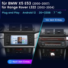 CarPlay per BMW E39 X5 E53 7"