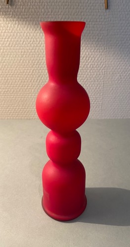 Superbe vase verre dépoli - superbe, en