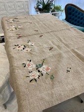 Antica tovaglia di lino