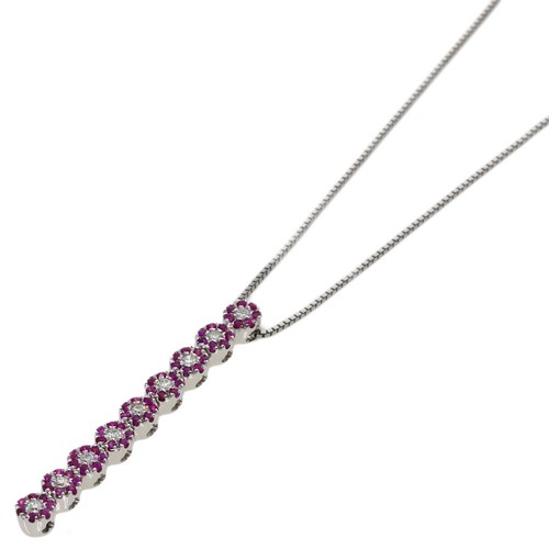 Collana damiani motivo fiore - motivo,