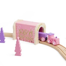 Bigjigs rail legno rosa - rail,