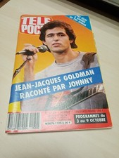 Magazine television TV TELE POCHE 1129-septembre 1987-jean jacques goldman