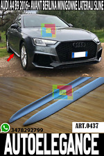 0437 AUDI A4 B9 AVANT BERLINA 2015-2021 MINIGONNE LATERALI SLINE S4