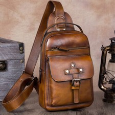 Borsa a tracolla in vera pelle