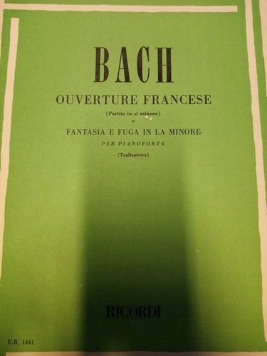 Bach ouverture francese - bach,