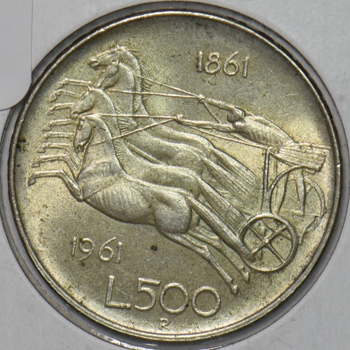 Italia 1961 500 - lire, cavallo