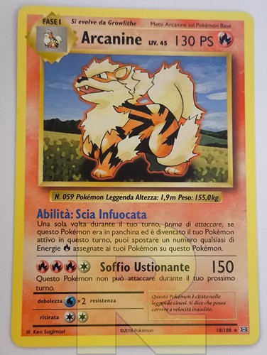 Arcanine evoluzioni 18 108 - evoluzioni, 18/108