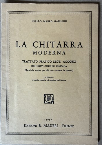 Chitarra moderna trattato - moderna,