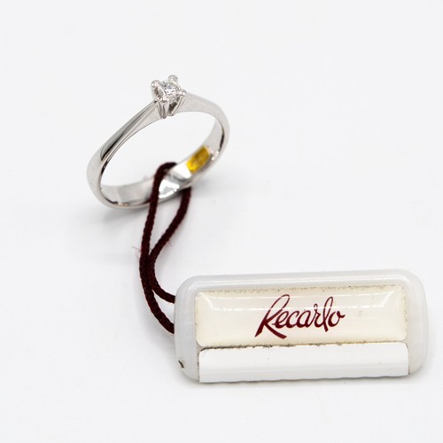 Anello recarlo solitario in - recarlo,
