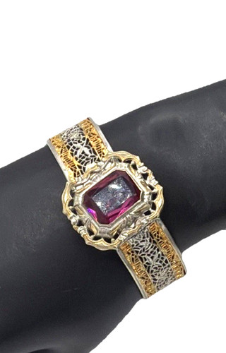 Bracciale vintage filigrana - bracciale,